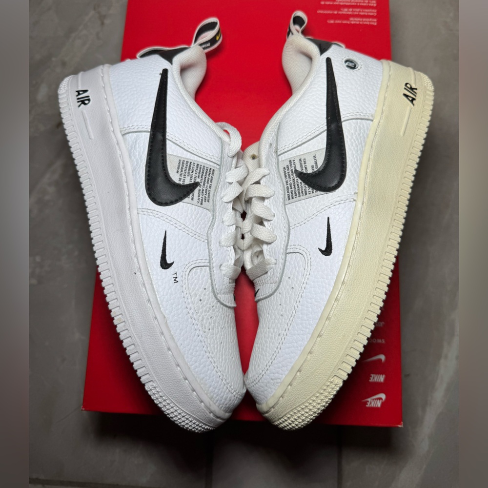 Nike Air Force 1 Low Utility White Black (GS)
